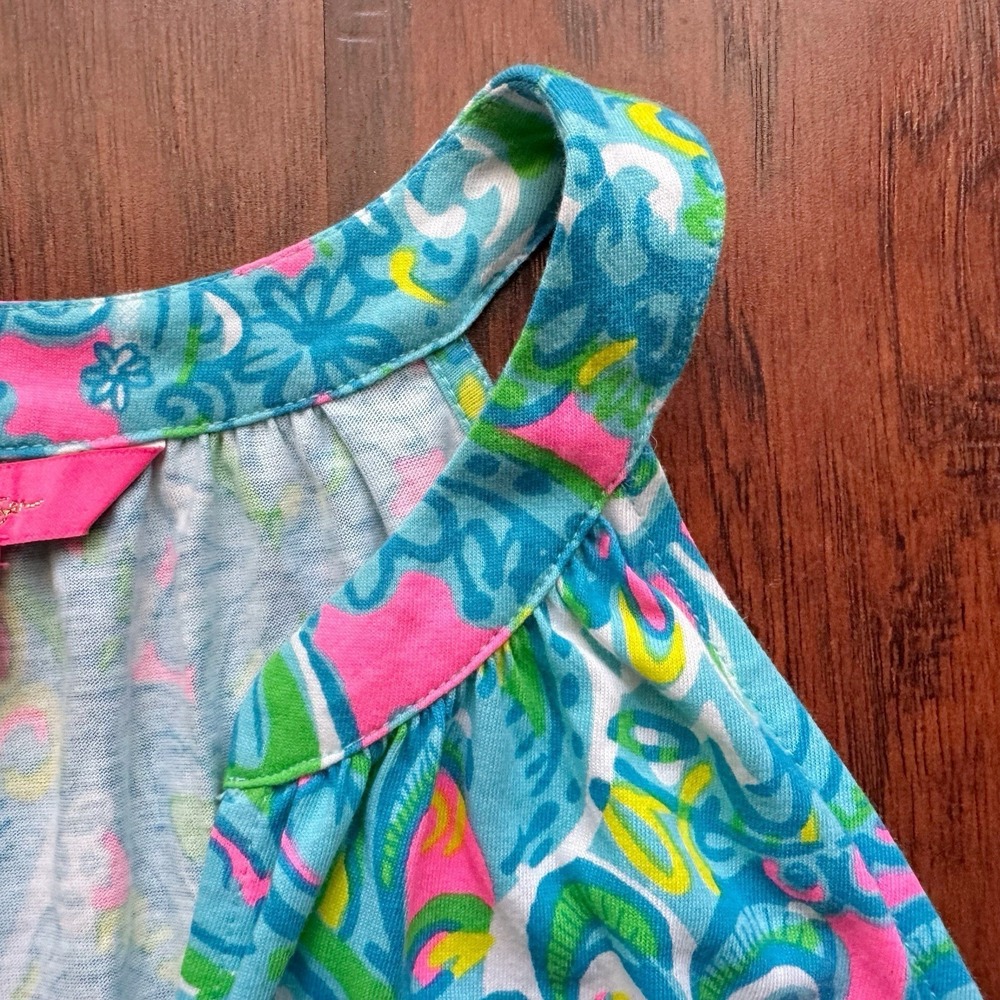 Lilly Pulitzer Danberry Dress S “Seabreeze Hey Gull Friend” Summer Vacation CUTE - Picture 9 of 16